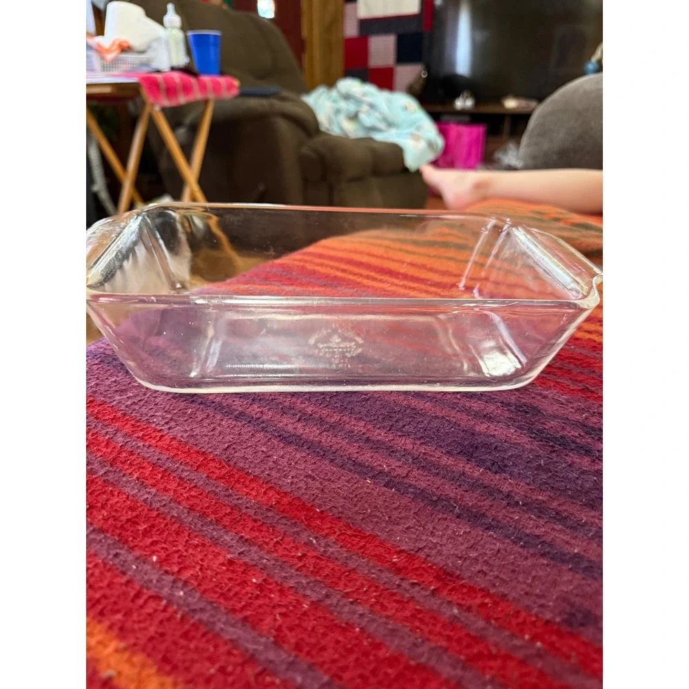 Anchor Hocking Fire King Glass Rectangular Baking‎ Dish Clear Ovenware